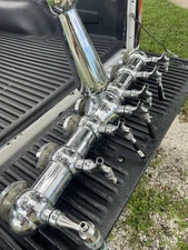 7 Faucet Glycol Cooled Draft Beer Tower For Parts/repair