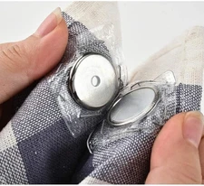 10 Set 18mm.3/4" Invisible Hidden Magnetic Buttons Snap Magnet Fastener Handb...