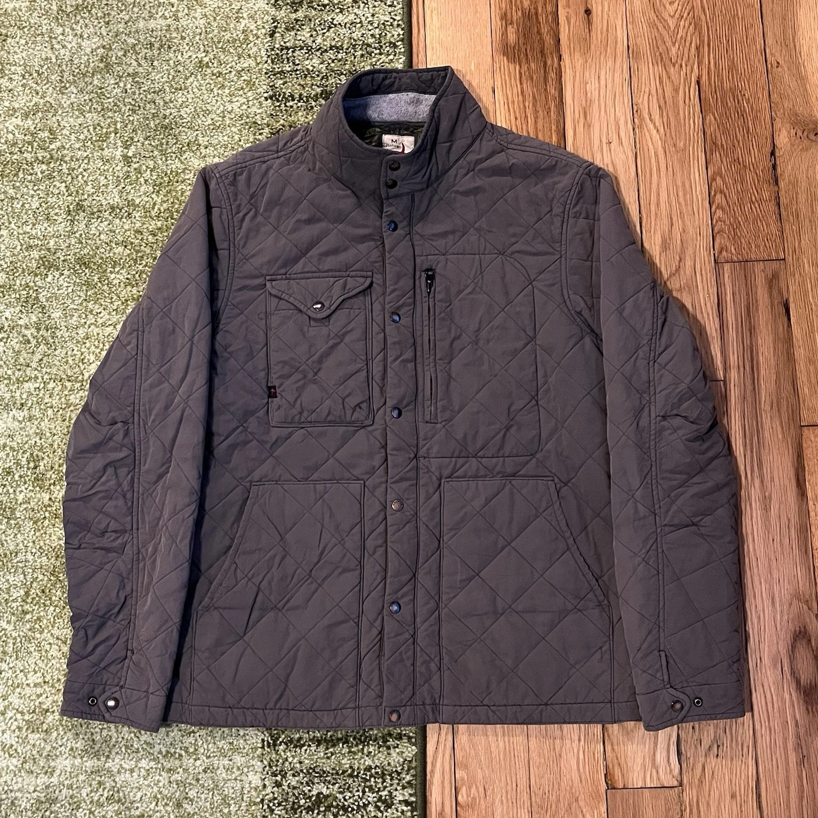 Relwen Jacket Men Medium Quilted Insulated Tanker Huckberry Puffer Hiking image 1