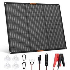 12V Solar Battery Maintainer Trickle Charger for Car Boat RV Trailer Motorcycle