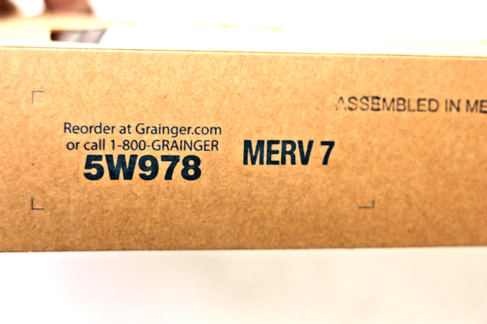 (12) Воздухоочиститель воздушный фильтр блок 5W978 Merv7 16 «x 16» x 2» коробка из 12 новый - Изображение 3 из 4