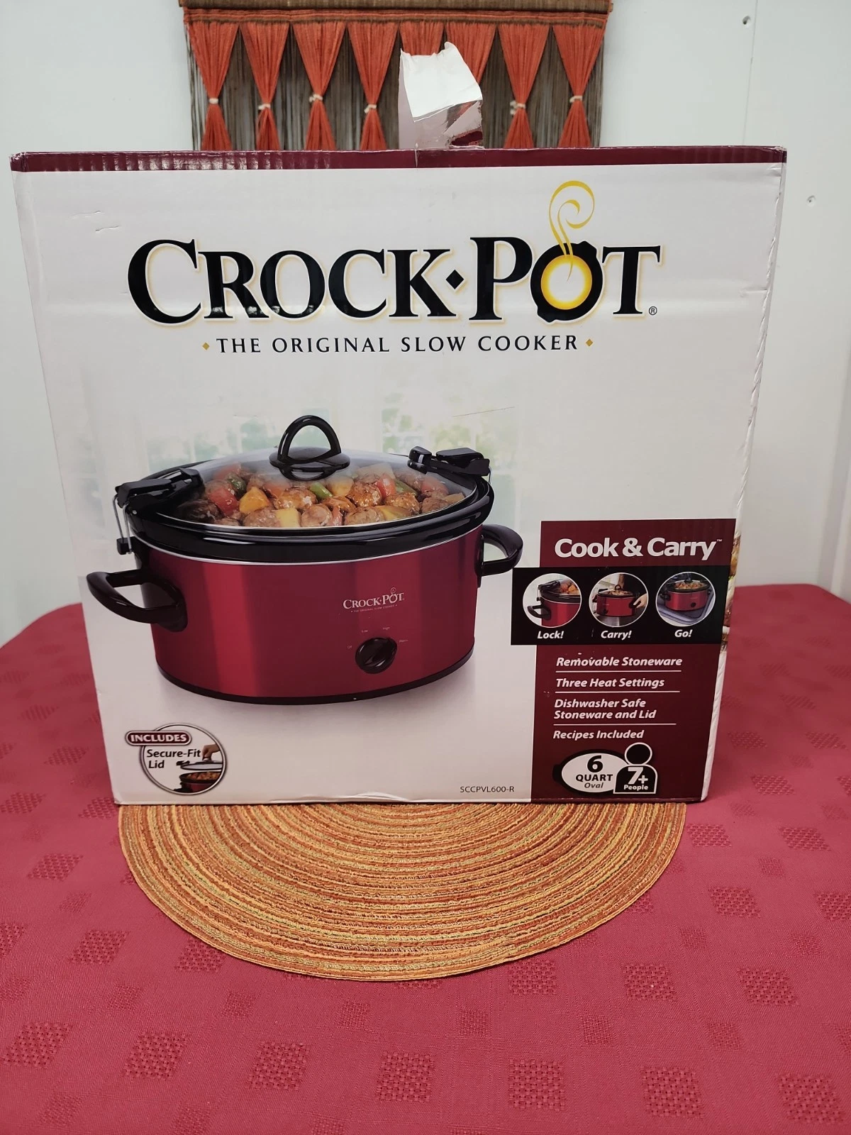 Crock Pot Cook & Carry 6 Quart W Locking Lid New In Box
Opens in a new window or tab