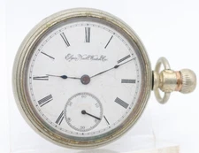 ELGIN GRADE 316, 18s 15j  15782853 TRADEMARK CASE POCKET WATCH FOR REPAIR (GW)