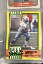 1990 Topps - 1000 yd. Club Barry Sanders #3