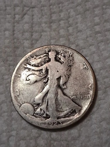 1923 S Walking Liberty Half Dollar In G To VG Condition In My Opinion. #436