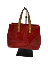 Used LOUIS VUITTON Bellevue PM Tote Bag in Red Enamel Monogram Verni