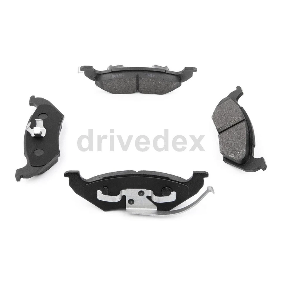 Rotores delanteros traseros pastillas de freno semimetálicas para Ford Crown Victoria 1992 1993_DV Foto 3 de 4