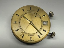 jaeger lecoultre 916 automatic alarm date movement fully functional keeps time !