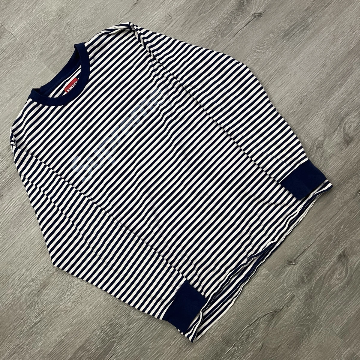 25+ Supreme Long Sleeve Striped T-Shirts for Men for sale