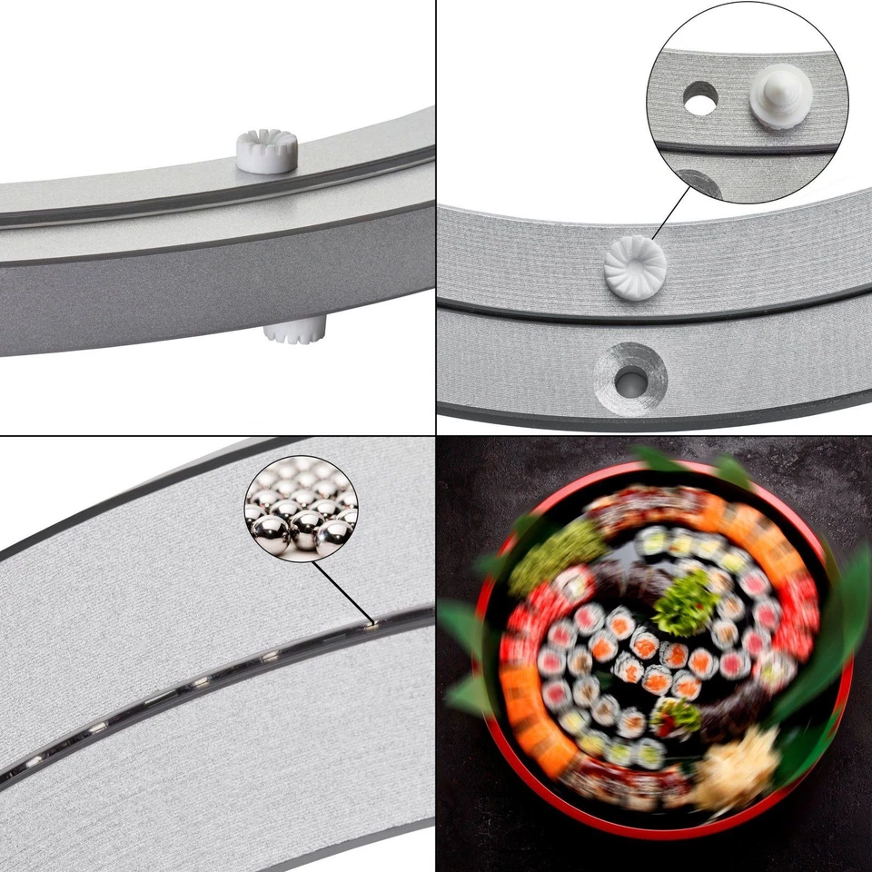 Drehkranz Drehlager Drehplatte Drehteller Kugelgelagert Lenk Drehscheibe SOTECH - Bild 4 von 4