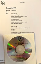 5/22/00 DAVID GANS HOSTS GRATEFUL DEAD HOUR #609 MICKEY HART BAND REHEARSAL LIVE
