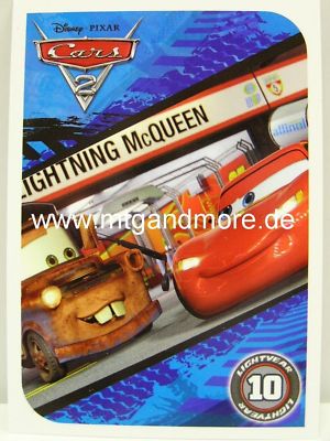 Cars 2 TCG - Motiv  Blau 10.2 - Common