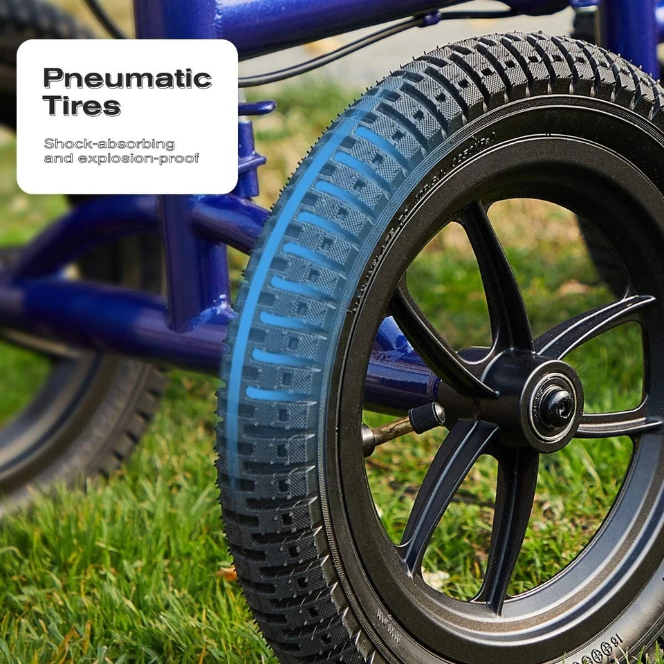 Amortiguador OasisSpace 2025 todo terreno rodillera scooter - ruedas de 12 pulgadas Foto 2 de 4