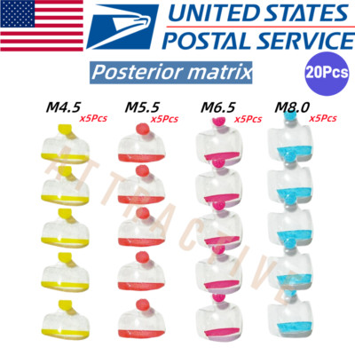 20Pcs Dental Clear Matrix Posterior Molar Matrices Similar Bioclear Matrice