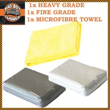 Clay Bar Kit For Car Pre Wax Polish Detailer Treatment Inc Microfibre Cloth