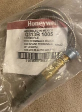 Honeywell Q313B-1055 Thermopile w/ Terminals Block + Spade Terminals 35”*Z21-20