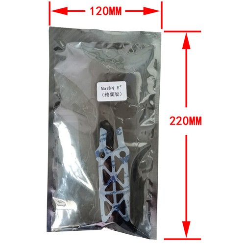 RC MAK4 5 Zoll 225mm 4 Achser Kohlefaser Rahmen Gepäckträger für RC DIY Racing Freestyle - Bild 3 von 6
