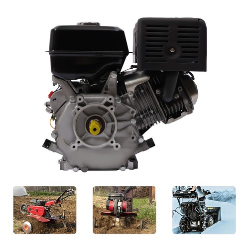 4 Stroke 15HP 420CC Gas Motor Engine OHV Gasoline Motor Recoil Pull Air Cooling