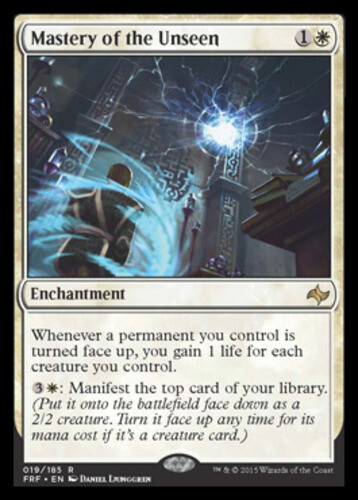 Moderate Play, Russian MTG Regular Mastery of the Unseen Fate Reforged Magic the - Picture 1 of 1