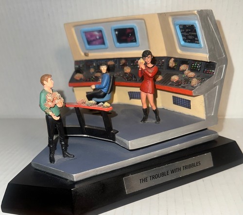Star Trek The Original Series Franklin Mint Trouble with Tribbles Diorama 1994-T