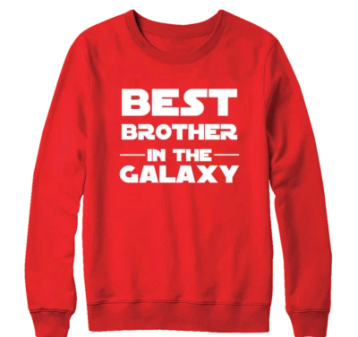 AF Merch Sweatshirt Col Rond Manches Longues Galaxy Famille Print - Photo 1/4