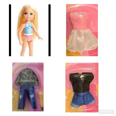 Barbie Club Chelsea Doll Lot A Chelsea Doll Size Fashions Lot