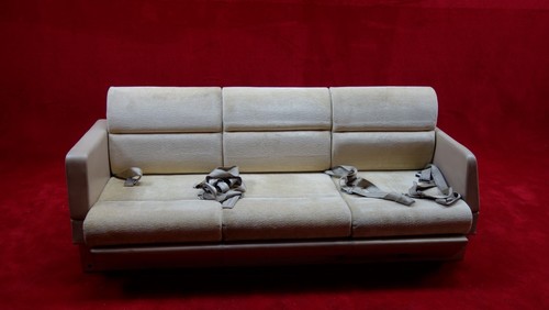 Grumman G-1159 Gulfstream II Bench Seat W/ Seat Belts