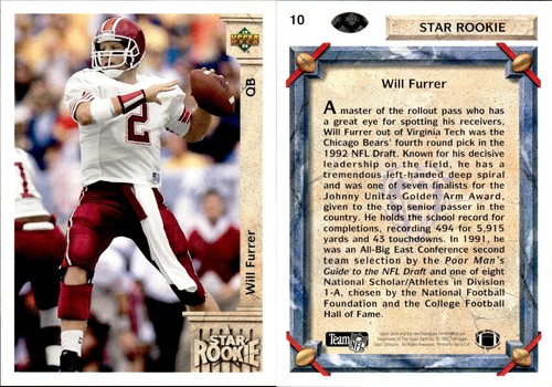 1992 Upper Deck Series 1 Football Complete Your Set #1-250 You Pick! - Picture 10 of 192