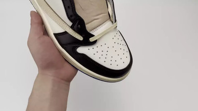 Travis ScottxFragmentxAir Jordan AJ1 Low OG SP Men's Women's Sneakers