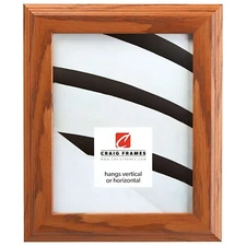 Craig Frames Mossehaus, 1.5 Inch Wide Traditional Honey Oak Picture Frame