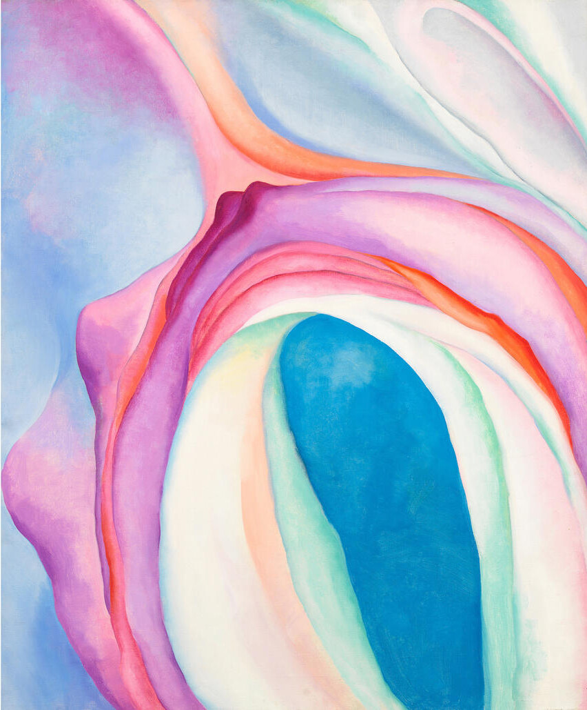 Music, Pink and Blue No. 2 : Georgia O'Keeffe : Archival