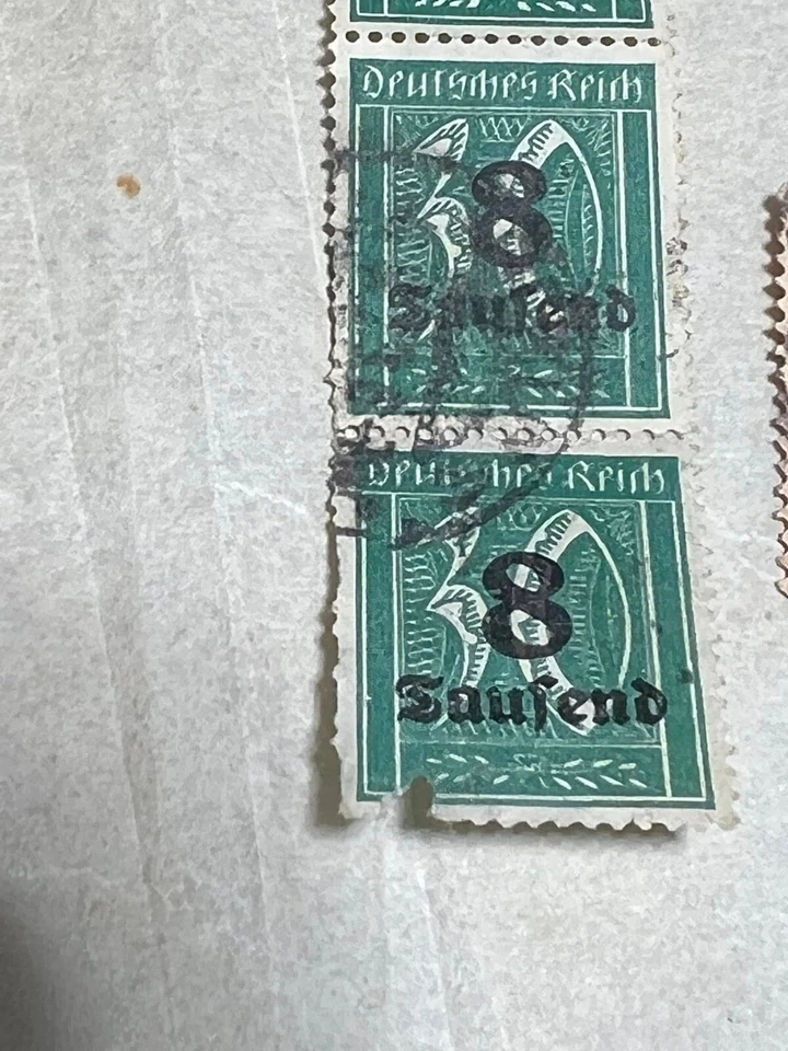 1920s Deutsches Reich German Empire Watermark Stamp. - Image 3 of 4