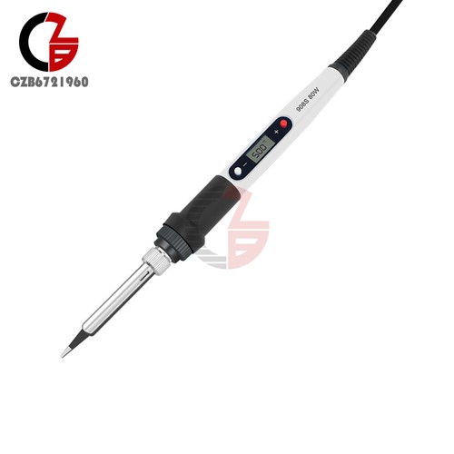80W LCD Soldering Iron Electronic Welding Solder Wire Adjustable Temperature Kit - Picture 25 of 32
