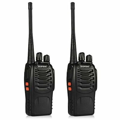 Talkie-walkie BF-88E PMR, 16 Canaux UHF, 0.5W, 446 MHz, Noir, Neuf