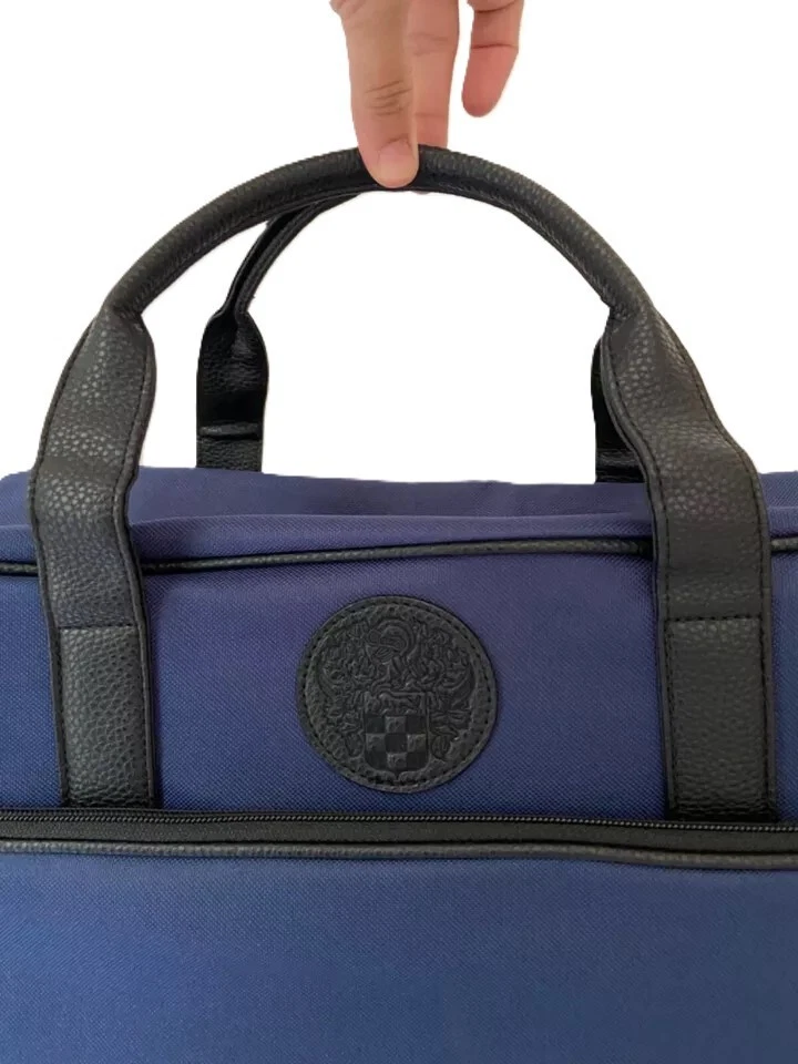 VINCE CAMUTO унисекс искусственной кожи отделки Weekender DUFFLE спортзал дорожная сумка темно-синий новый с Ярлыками - Изображение 2 из 4