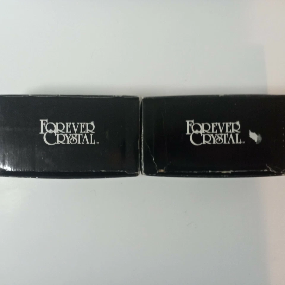 Forever Crystal Tapered Candle Sticks Set Of 2  - Image 3 of 3