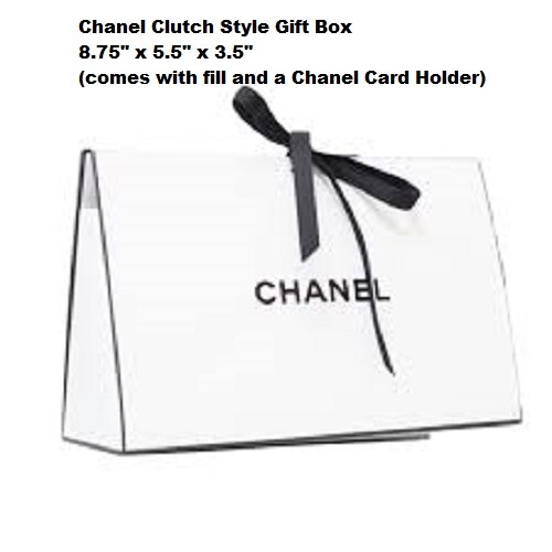 CHANEL Gift Boxes, Bags Authentic Black & White NEW (large, Small, Clutch,  Bag)