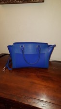 Borsa donna mai indossata ECO PELLE  Blu 