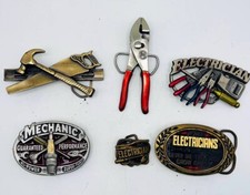 set of Vintage Belt Buckles