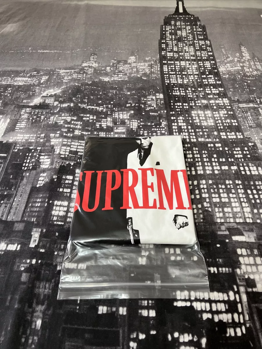 Supreme X Scarface Split Tee Size Med Black FW17 Totally D S