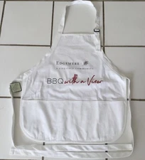 Port Authority Medium Length Apron Pouch Pockets Stain Release Protection A510