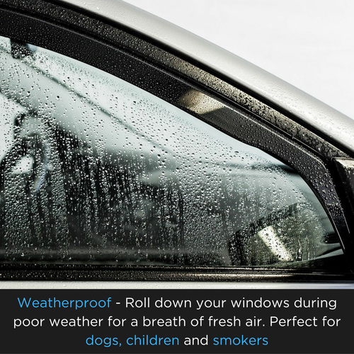 ISPEED Wind Deflectors for Volvo V70/XC70 MK2 2000-2007 5-Door Estate 4pc Set - Picture 2 of 9