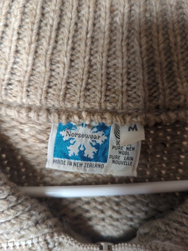 Norswear Sweater-100% pure new wool Medium-Made In New Zealand - Picture 2 of 9