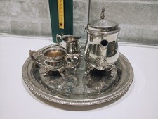Set da Thè in Silver Plate 
