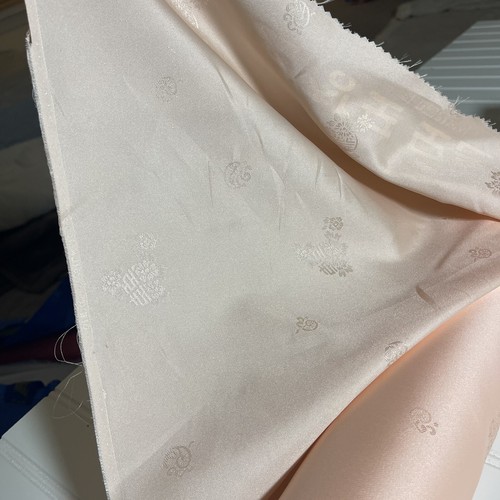 SILK light Peach, FABRIC 1 Yard x 22 Inches Wide or 36 Inches x 22 Wide By Yard - Picture 11 of 15