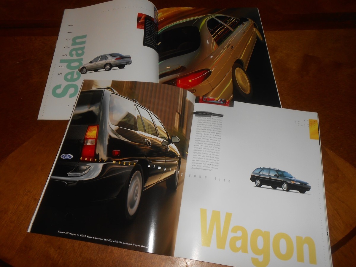 1998 FORD ESCORT & ZX2 BROCHURE / 20 Page '98 ESCORT, ESCORT WAGON