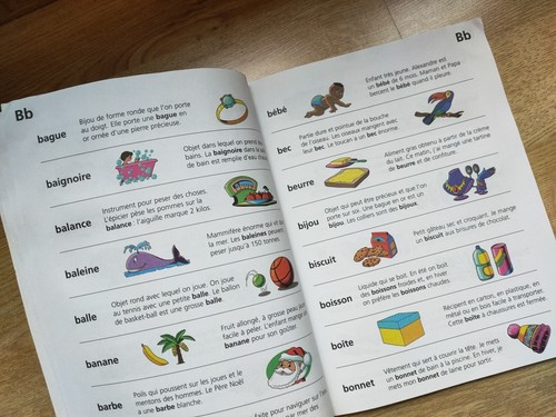Children French Learning "Mon premier dictionnaire illustré" 368 Words Kid A-Z - Picture 6 of 12