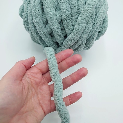Chenillove SUPER BIG Chenille Plain Print Rico Crochet Yarn 300g Giant Ball - Picture 5 of 76