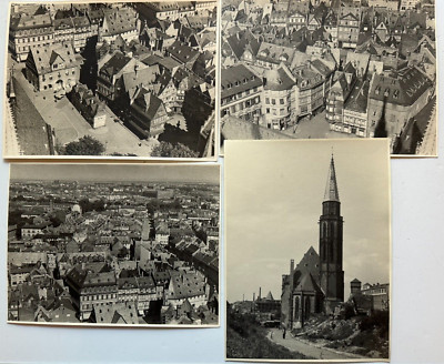 Frankfurt am Main - 4 seltene historische Aufnahmen 1932 - Großfotos 23,5 x 17,5