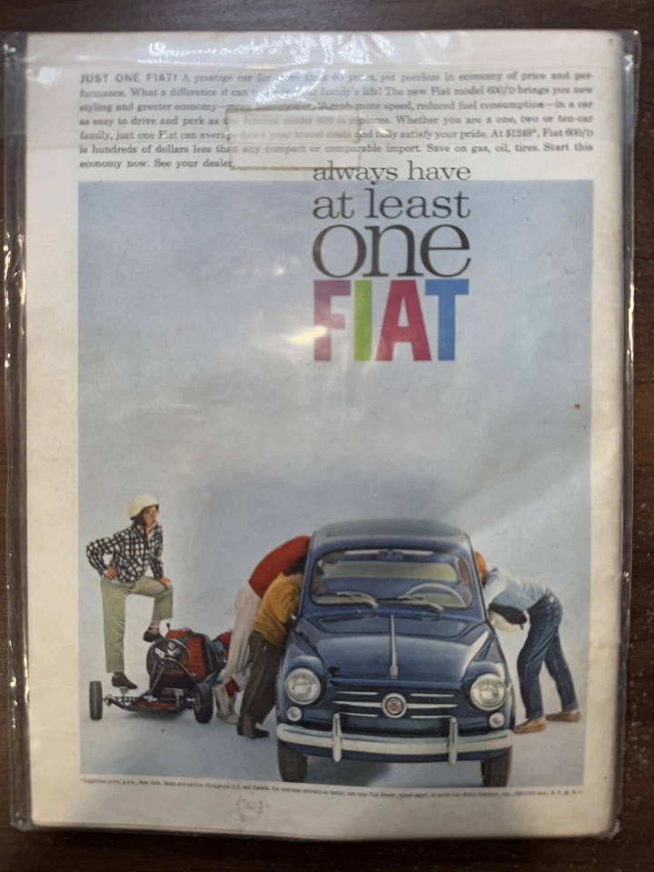 November 1961 Car Life Magazine Chevy II vs Ford Fairlane, New Buick V-6 Sealed - Image 2 of 4